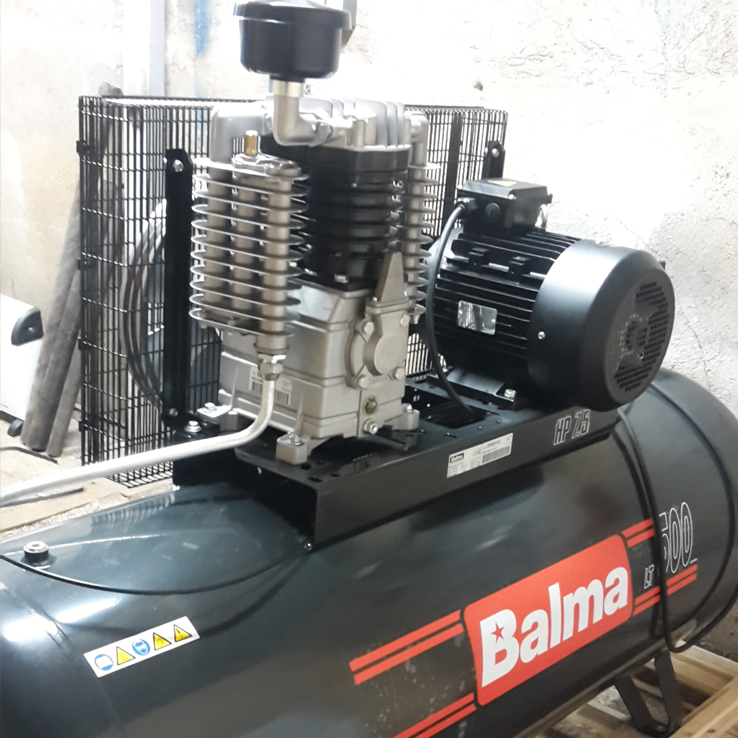 Pístový kompresor Balma 7,5/500